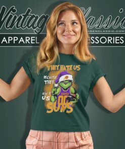 Grinch They Hate Us Because They Aint Us Phoenix Suns Christmas Women T Shirt