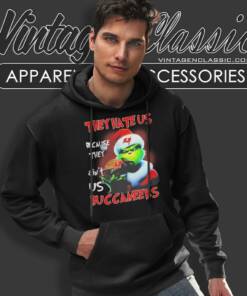 Grinch They Hate Us Because They Aint Us Tampa Bay Buccaneers Christmas Shirt