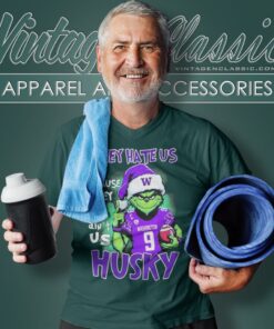 Grinch They Hate Us Because They Aint Us Washington Huskies Christmas Shirt 5 Grinch They Hate Us Because They Aint Us Washington Huskies Christmas V Neck TShirt