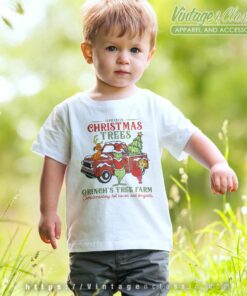 Grinch Tree Farm Christmas Shirt Christmas Trees kids tshirt