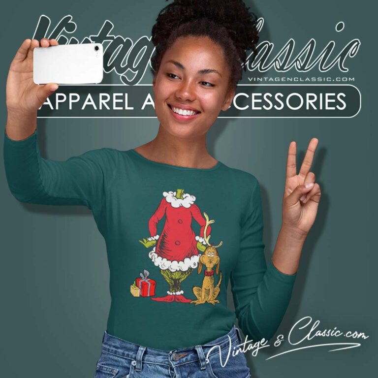 Grinch Who Stole Christmas The Grinch Headless Dr Seuss Long Sleeve Tee Grinch Who Stole Christmas The Grinch Headless Dr Seuss Long Sleeve Tee