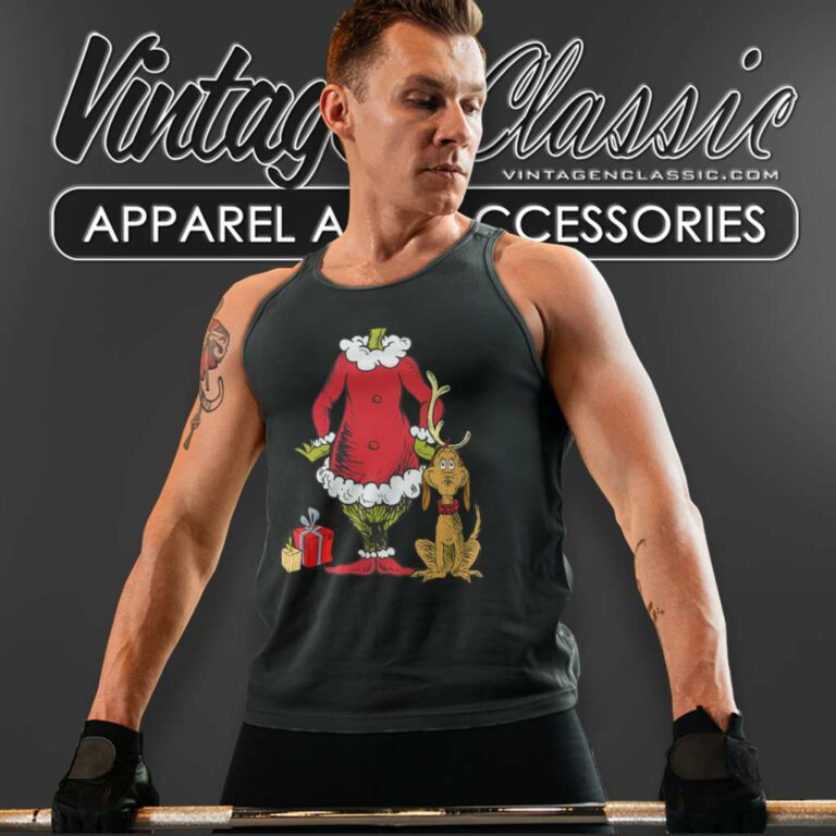 Grinch Who Stole Christmas The Grinch Headless Dr Seuss Tank Top Racerback Grinch Who Stole Christmas The Grinch Headless Dr Seuss Tank Top Racerback