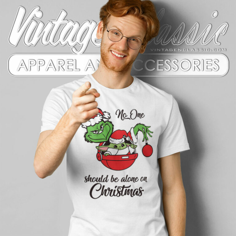 Grinch Yoda Alone One Shirt Grinch Christmas T Shirt Grinch Yoda Alone One Shirt Grinch Christmas T Shirt