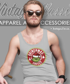 Grinchmas Coffee Grinch Christmas Tank Top Racerback