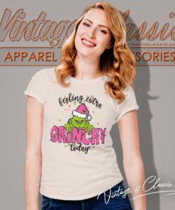 Grinchy Today Christmas Feeling Extra Pink Women TShirt