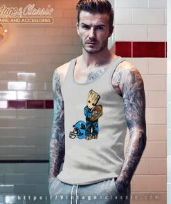 Groot Fan Carolina Panthers Tank Top Racerback