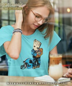 Groot Fan Carolina Panthers Women TShirt