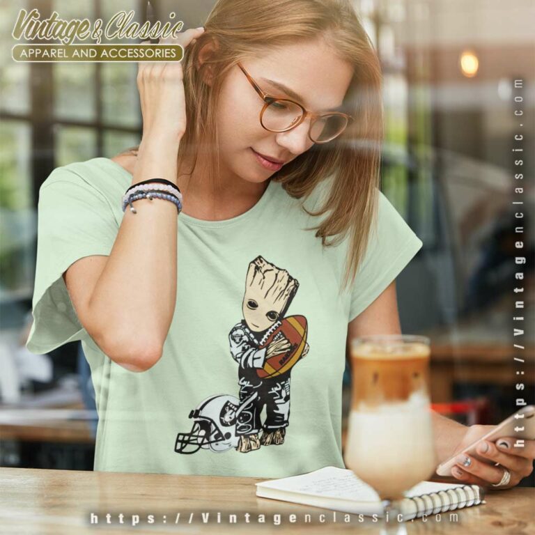 Groot Fan Las Vegas Raiders Women TShirt Groot Fan Las Vegas Raiders Women TShirt