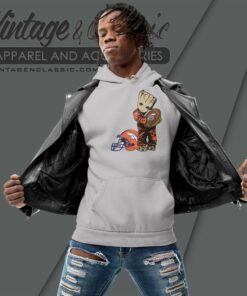 Groot Fans Denver Broncos Hoodie