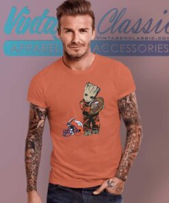 Groot Fans Denver Broncos T Shirt