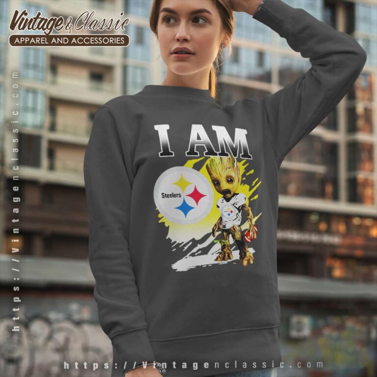 Groot I Am Pittsburgh Steelers Sweatshirt Groot I Am Pittsburgh Steelers Sweatshirt