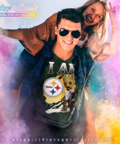 Groot I Am Pittsburgh Steelers V Neck TShirt