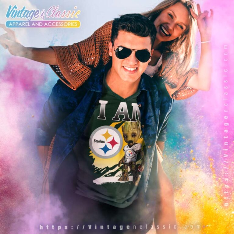 Groot I Am Pittsburgh Steelers V Neck TShirt Groot I Am Pittsburgh Steelers V Neck TShirt