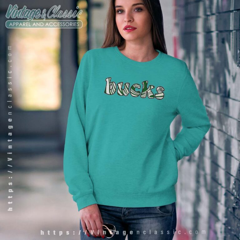 Groovy Bucks Milwaukee Bucks Sweatshirt Groovy Bucks Milwaukee Bucks Sweatshirt