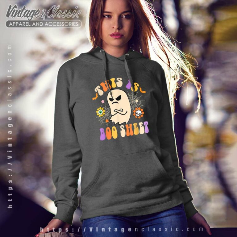 Groovy This Is Boo Sheet Ghost Halloween Spooky Hoodie Groovy This Is Boo Sheet Ghost Halloween Spooky Hoodie