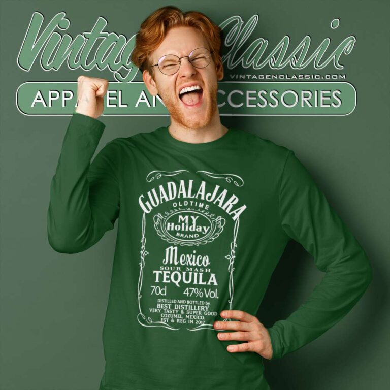 Guadalajara Mexico Tequila Long Sleeve Tee Guadalajara Mexico Tequila Long Sleeve Tee