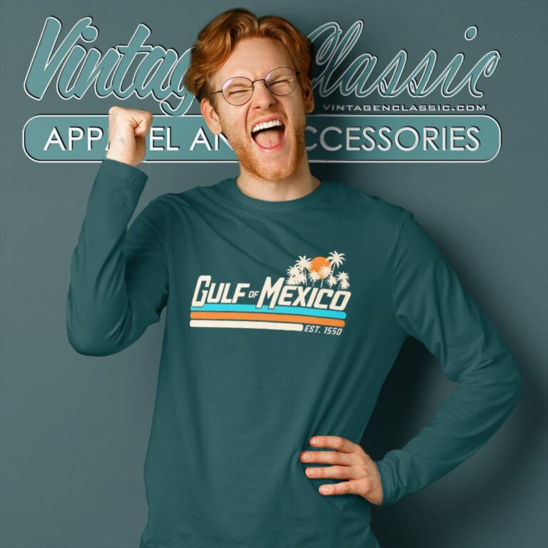 Gulf Of Mexico Est 1550 T shirt Long Sleeve Tee Gulf Of Mexico Est 1550 T shirt Long Sleeve Tee