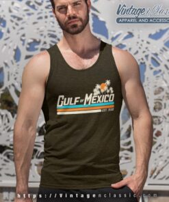 Gulf Of Mexico Est 1550 T shirt Tank Top Racerback