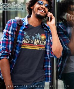 Gulf Of Mexico Forever Retro Vintage Beach Shirt V Neck TShirt