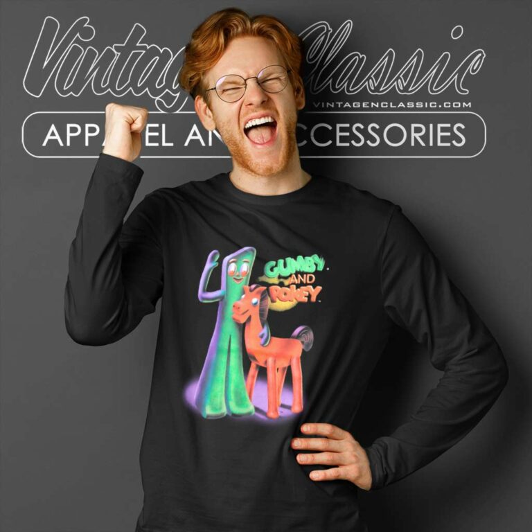 Gumby And Pokey Show Long Sleeve Tee Gumby And Pokey Show Long Sleeve Tee