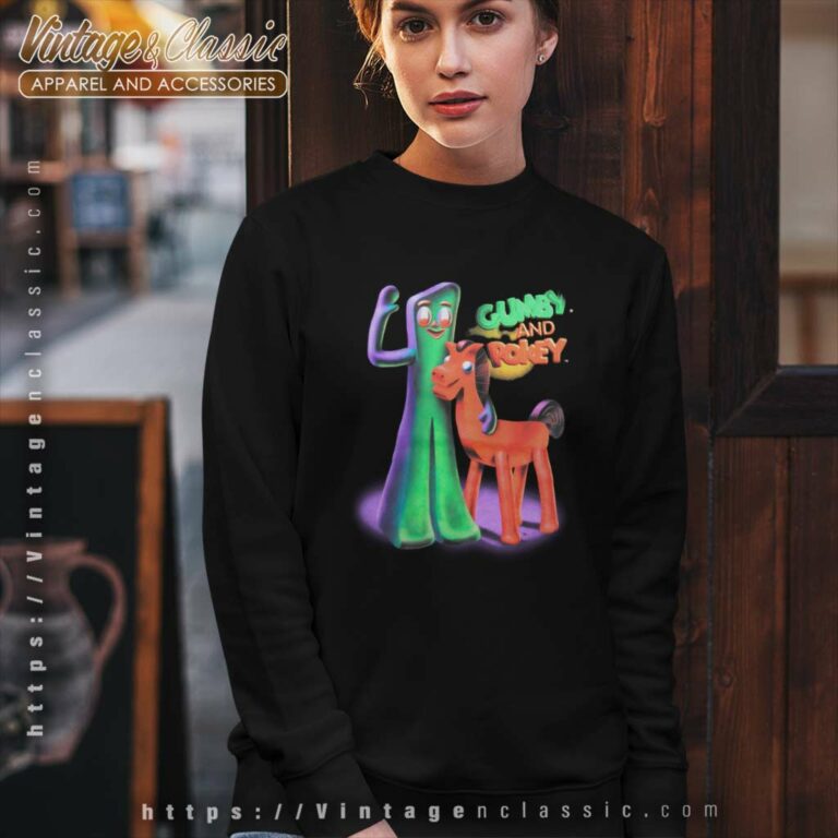 Gumby And Pokey Show Sweatshirt Gumby And Pokey Show Sweatshirt