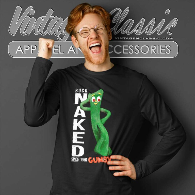 Gumby Buck Naked Long Sleeve Tee Gumby Buck Naked Long Sleeve Tee
