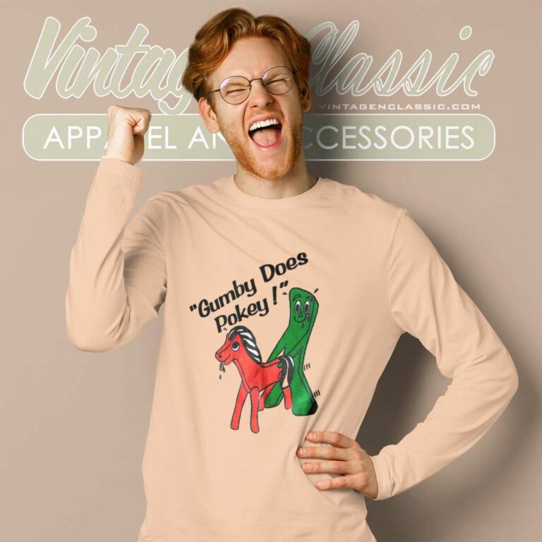 Gumby Does Pokey Long Sleeve Tee Gumby Does Pokey Long Sleeve Tee