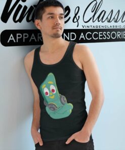 Gumby Headphones Shirt 5 Gumby Headphones Tank Top Racerback
