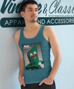 Gumby Shirt Milk It Does A Gumby Good Tank Top Racerback