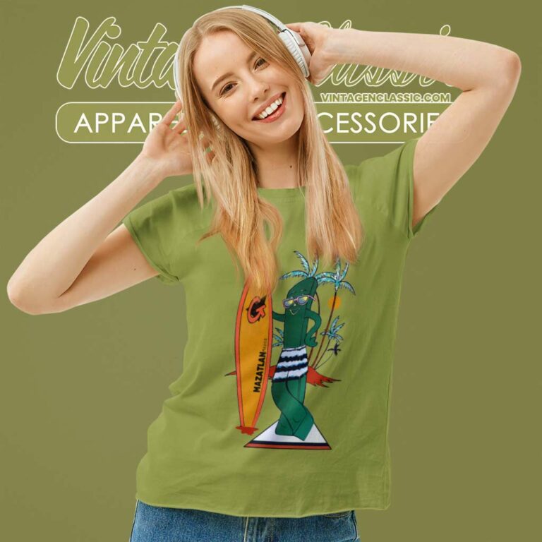 Gumby Surfing Time Women TShirt Gumby Surfing Time Women TShirt