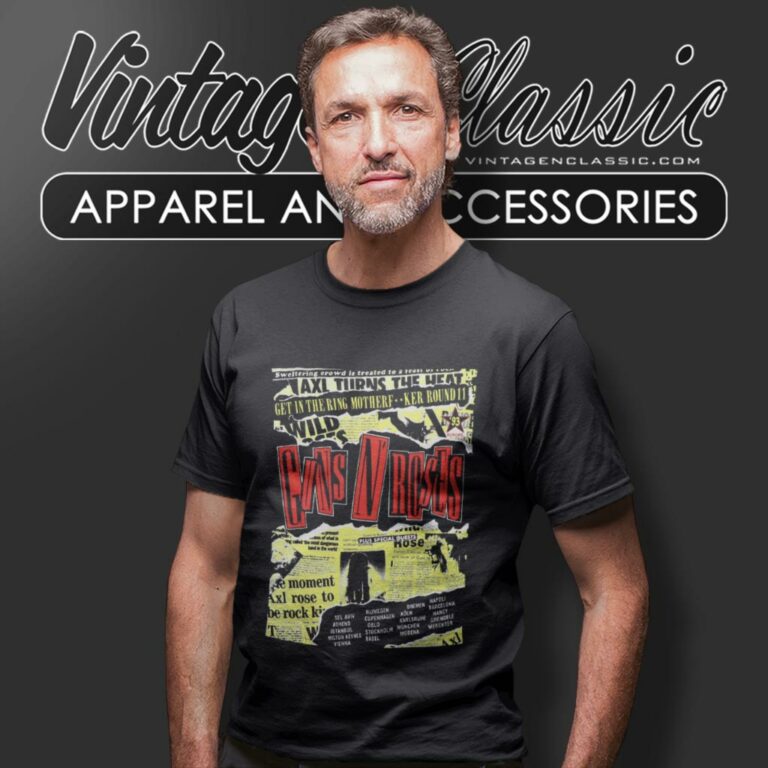 Guns N Rose Shirt 1993 European Tour T Shirt Guns N Rose Shirt 1993 European Tour T Shirt