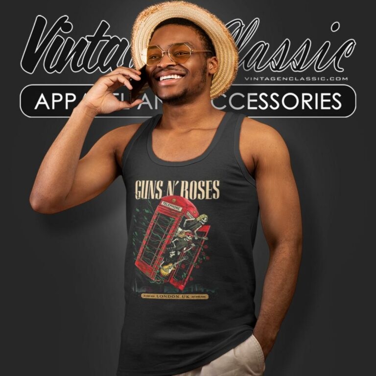 Guns N Rose Shirt London Uk Event 30 June Tank Top Racerback Guns N Rose Shirt London Uk Event 30 June Tank Top Racerback