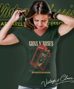Guns N Rose Shirt London Uk Event 30 June 6 Guns N Rose Shirt London Uk Event 30 June V Neck TShirt