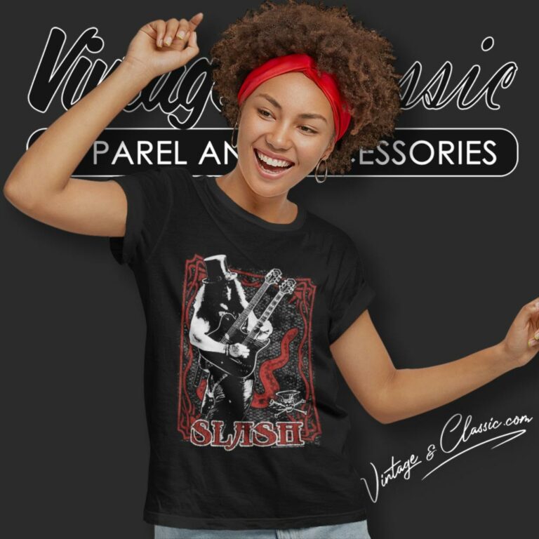 Guns N Rose Shirt Slash Two In One Women T Shirt Guns N Rose Shirt Slash Two In One Women T Shirt