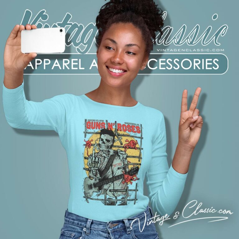 Guns N Rose Shirt Tour Sacramento Ca Long Sleeve Tee Guns N Rose Shirt Tour Sacramento Ca Long Sleeve Tee