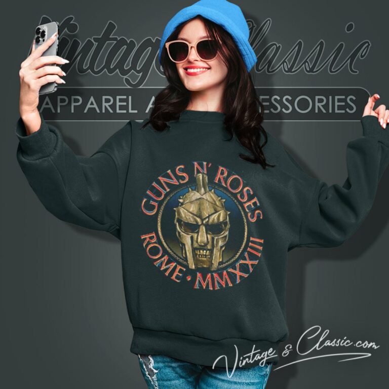 Guns N Rose Shirt World Tour Circo Massimo Rome Italy Sweatshirt Guns N Rose Shirt World Tour Circo Massimo Rome Italy Sweatshirt