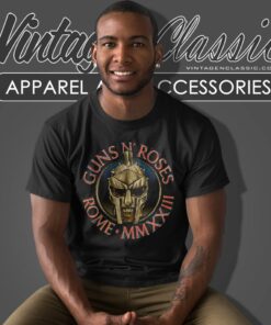 Guns N Rose Shirt World Tour Circo Massimo Rome Italy 4 Guns N Rose Shirt World Tour Circo Massimo Rome Italy T Shirt