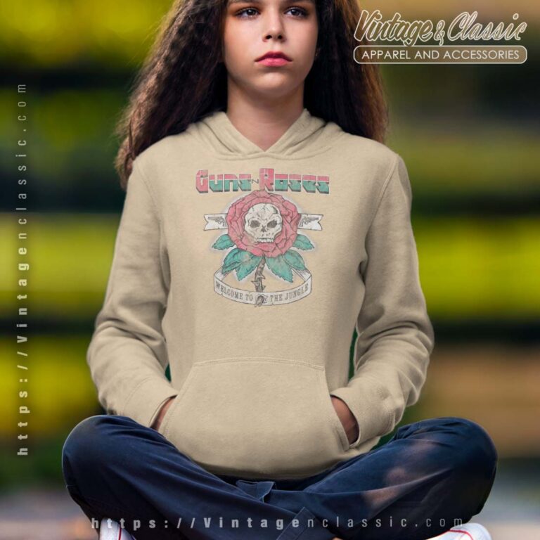 Guns N Roses 1987 Welcome To The Jungle Hoodie Guns N Roses 1987 Welcome To The Jungle Hoodie