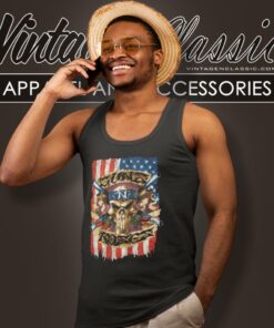 Guns N Roses American Flag Shirt 4 Guns N Roses American Flag Tank Top Racerback