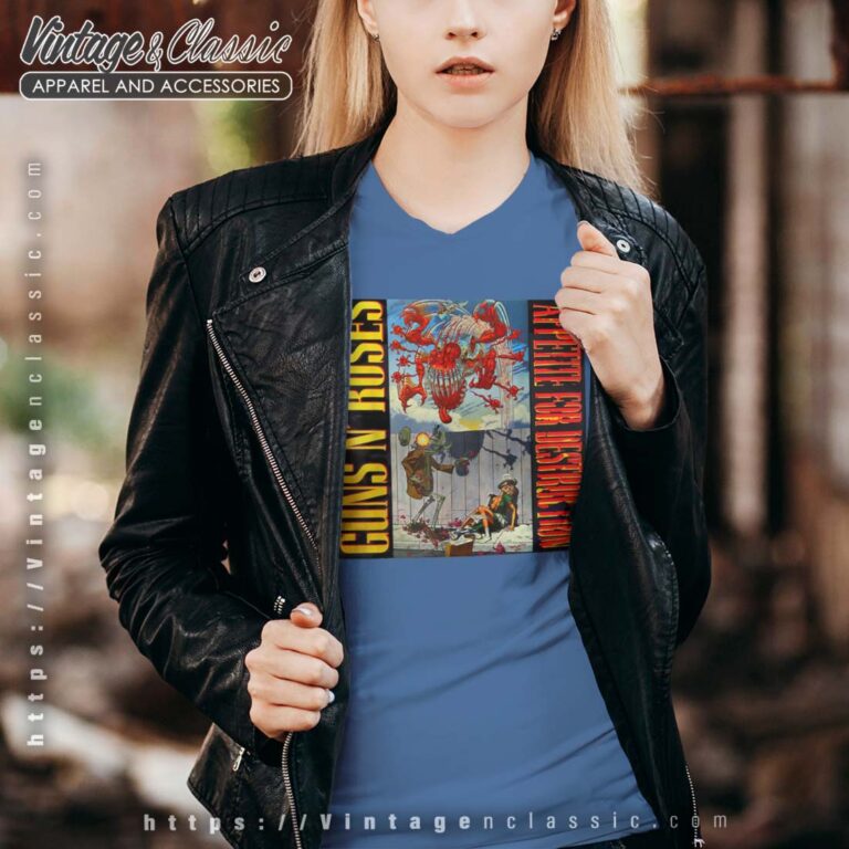 Guns N Roses Appetite For Destruction Vneck Guns N Roses Appetite For Destruction Vneck