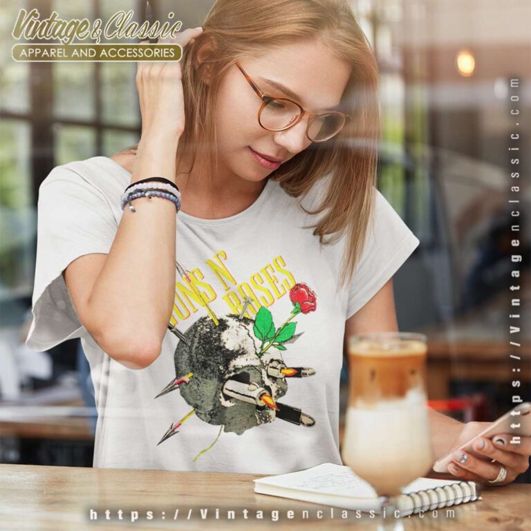 Guns N Roses Appetite For Destruction Album Women TShirt Guns N Roses Appetite For Destruction Album Women TShirt