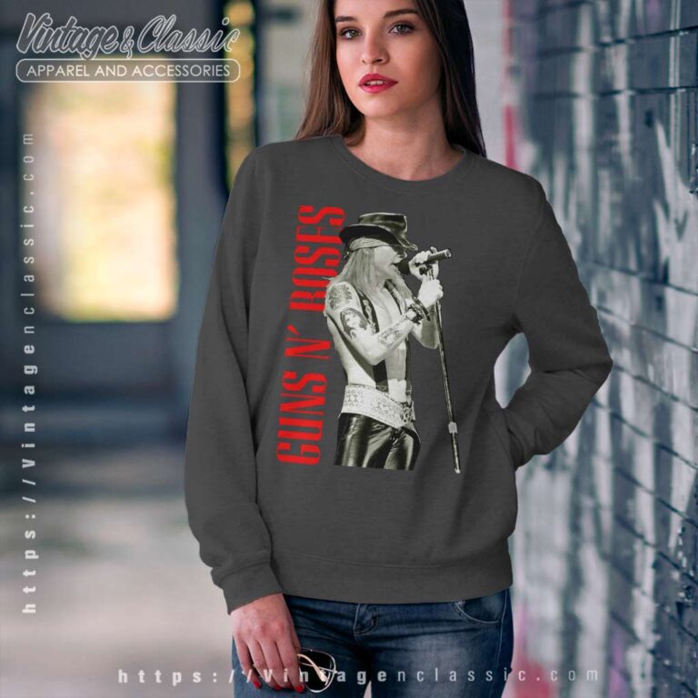 Guns N Roses Axl Live Concert Sweatshirt Guns N Roses Axl Live Concert Sweatshirt