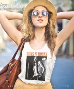 Guns N Roses Axl Live Profile Tank Top Racerback