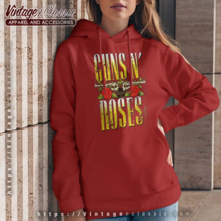 Guns N Roses Big Guns Hoodie Guns N Roses Big Guns Hoodie