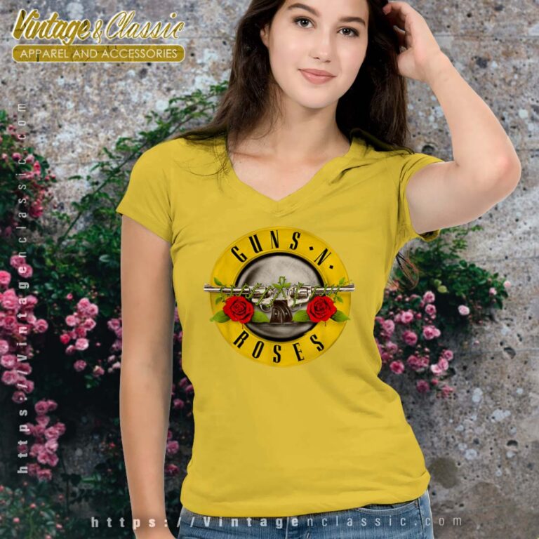 Guns N Roses Bullet Vneck Guns N Roses Bullet Vneck