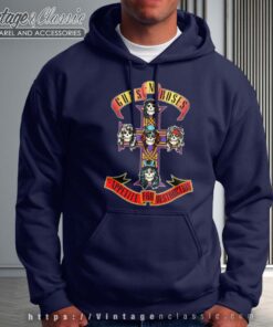 Guns N Roses Cross Hoodie