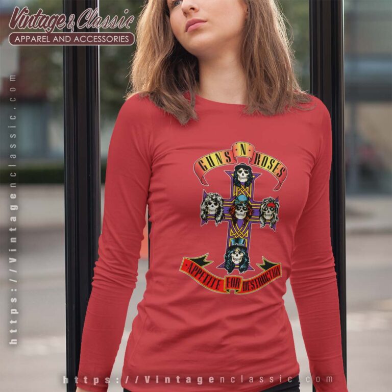 Guns N Roses Cross Longsleeves Guns N Roses Cross Longsleeves