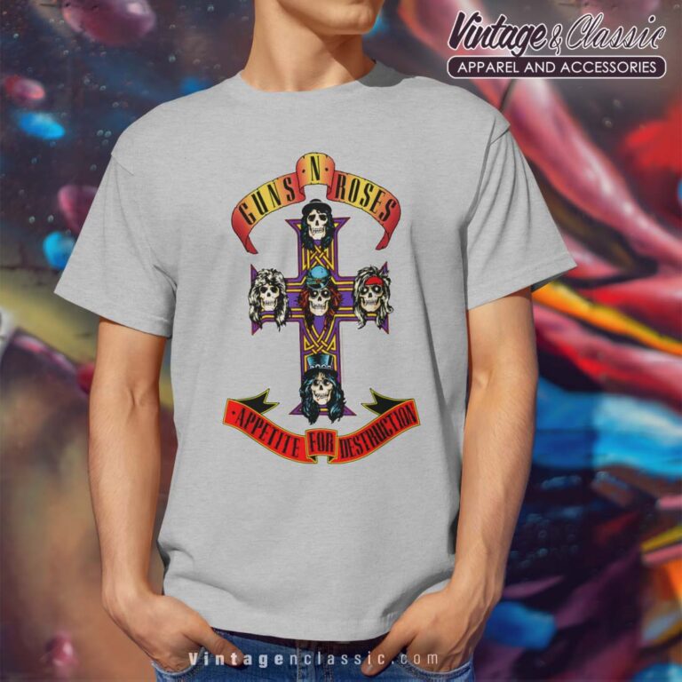 Guns N Roses Cross Shirt Guns N Roses Cross Shirt
