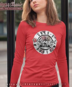 Guns N Roses Floral Bullet Longsleeves