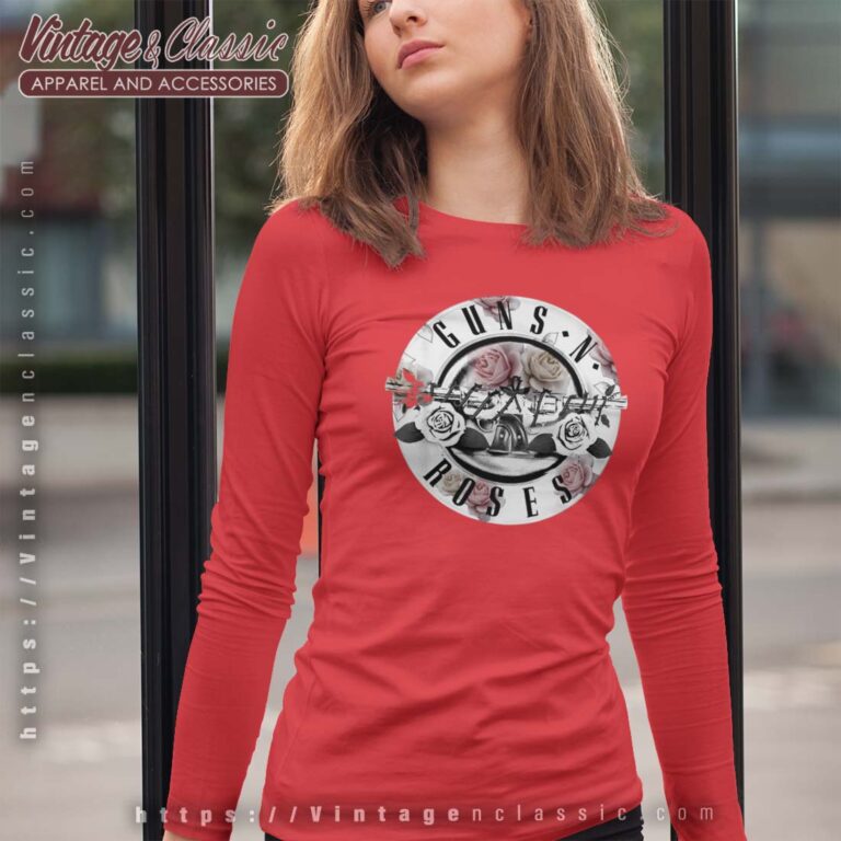 Guns N Roses Floral Bullet Longsleeves Guns N Roses Floral Bullet Longsleeves